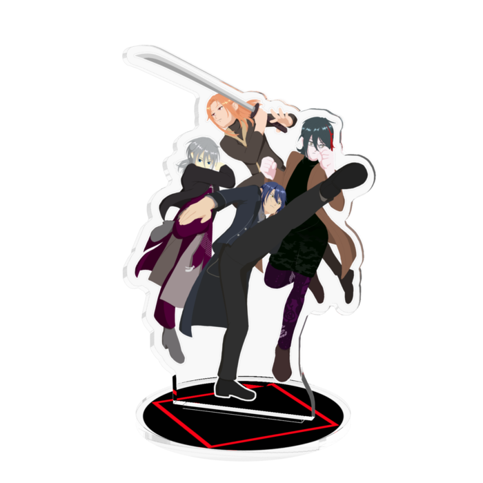 東京四凶自陣アクリルフィギュア - 100x100mm