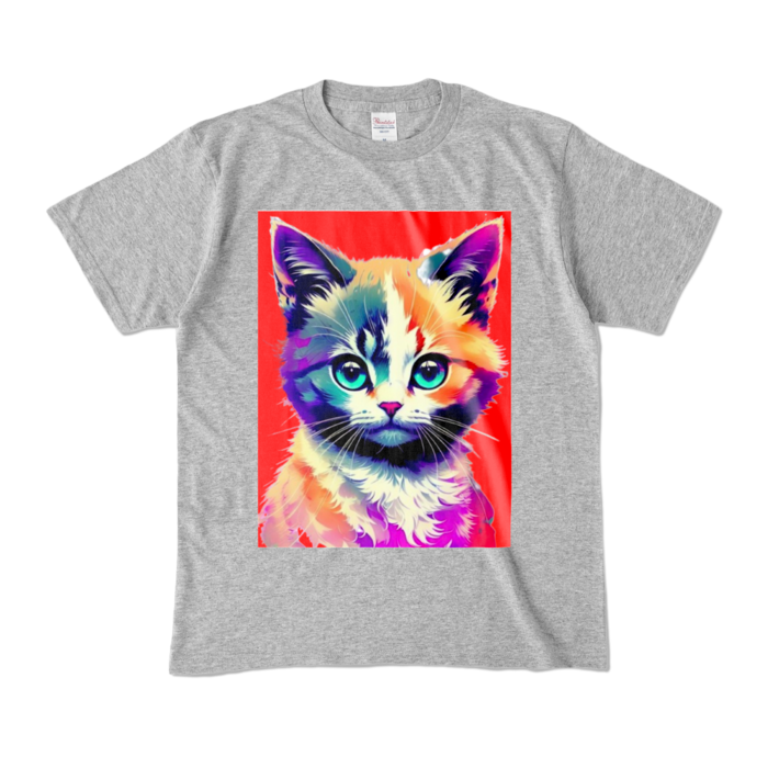 カラーTシャツ - M - 杢グレー (濃色)