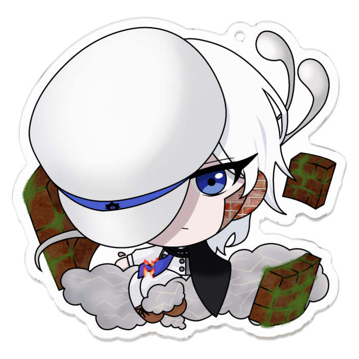 アクリルキーホルダー - 70 x 70 (mm)