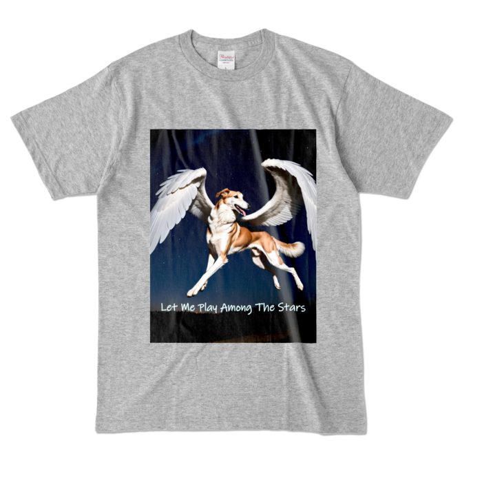 カラーTシャツ - L - 杢グレー (濃色)