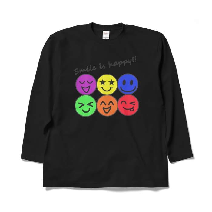 ロングスリーブTシャツ - XL - ブラック