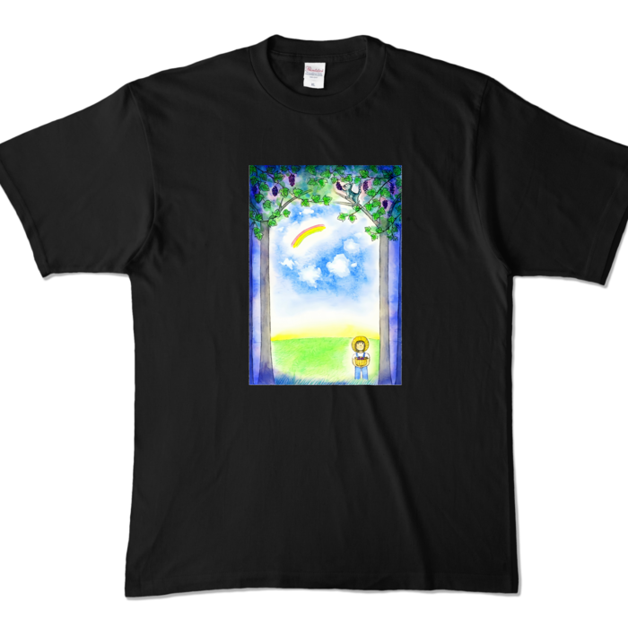 カラーTシャツ - XL - ブラック (濃色)