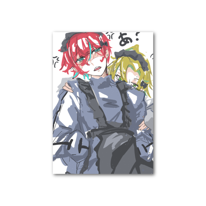 フォト風カード - 縦 - 片面