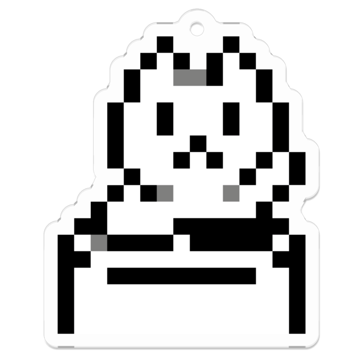 アクリルキーホルダー - 50 x 50 (mm)
