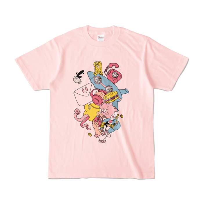 カラーTシャツ - S - ライトピンク (淡色)
