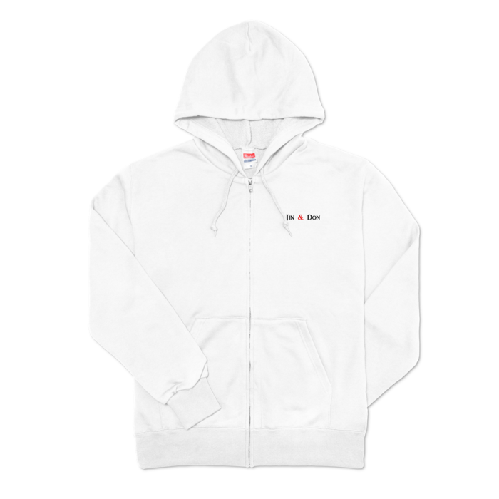ジップパーカー - M - ホワイト