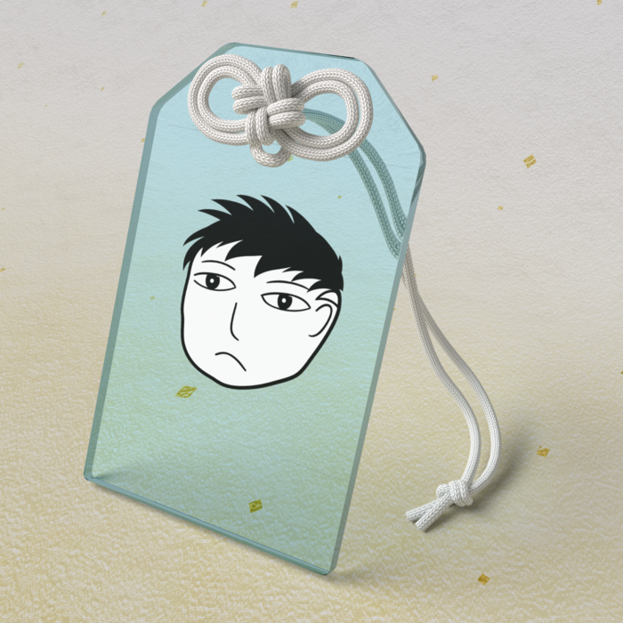 アクリルお守り - 50 × 80mm