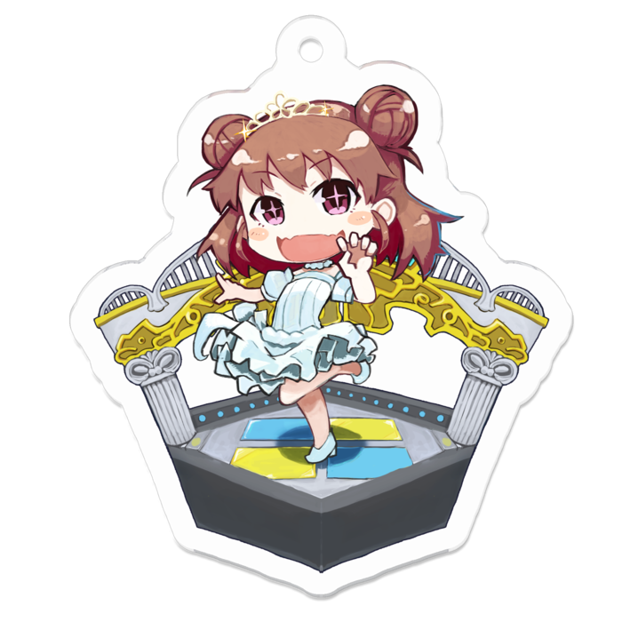 アクリルキーホルダー - 50 x 50 (mm)