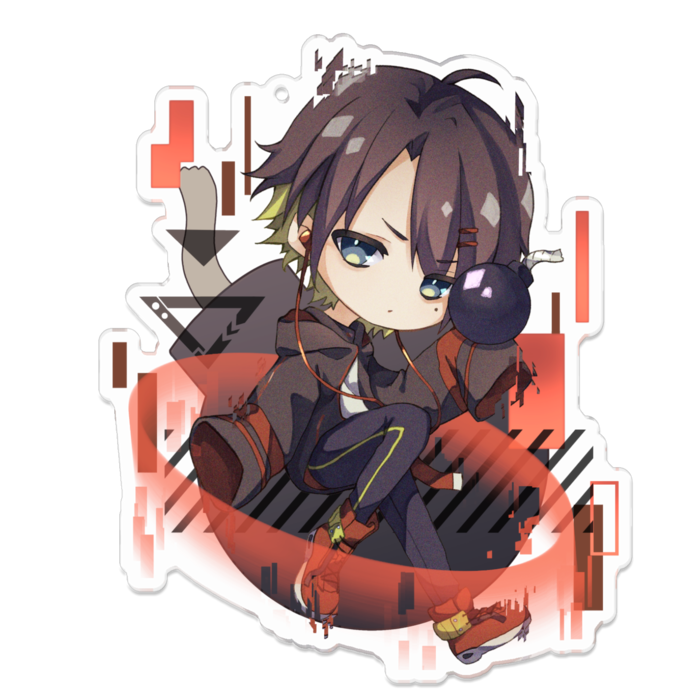 アクリルキーホルダー - 100 x 100 (mm)