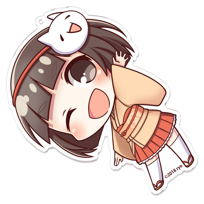 アクリルキーホルダー - 100 x 100 (mm)