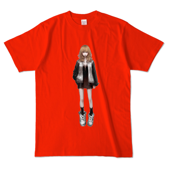 カラーTシャツ - L - レッド (濃色)