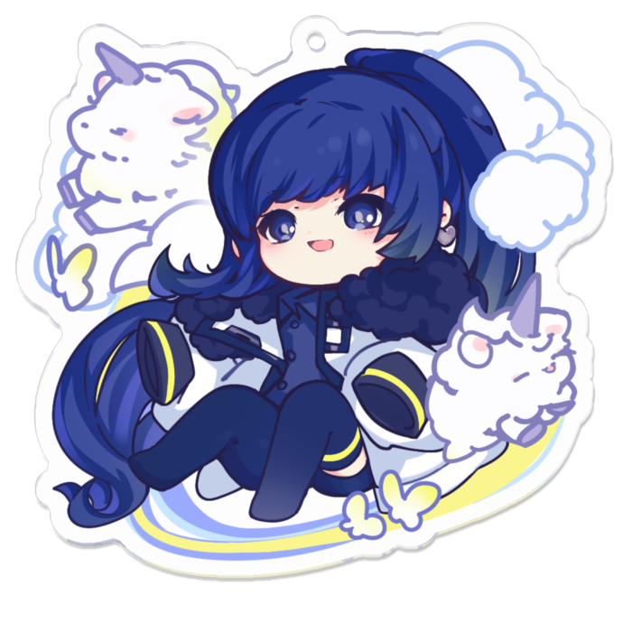 アクリルキーホルダー - 70 x 70 (mm)