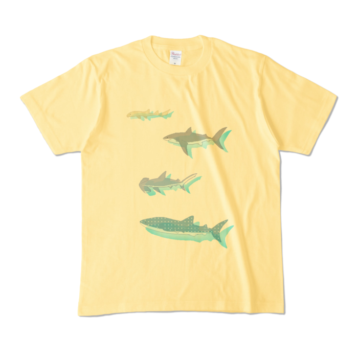 カラーTシャツ - M - ライトイエロー (淡色)