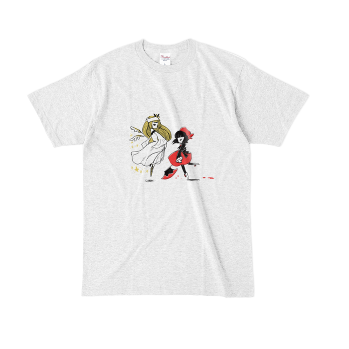 カラーTシャツ(淡色) - L - アッシュ