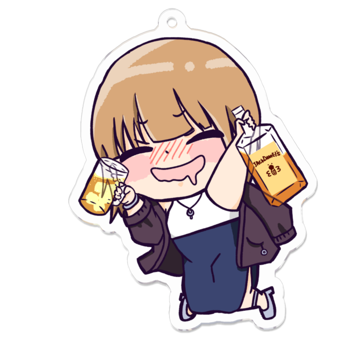 アクリルキーホルダー - 70 x 70 (mm)