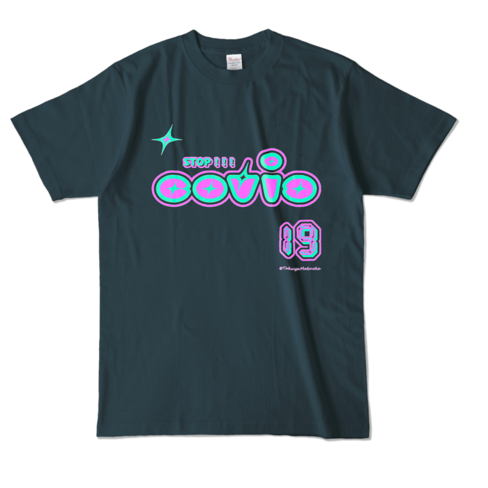 カラーTシャツ - L - デニム (濃色)