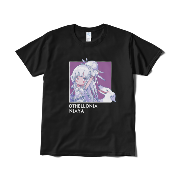 ちびキャラ「愚者ニアーヤ」 デザインTシャツ（L/ブラック）