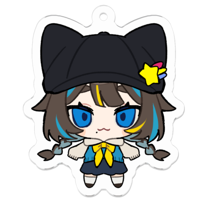 アクリルキーホルダー - 50 x 50 (mm)