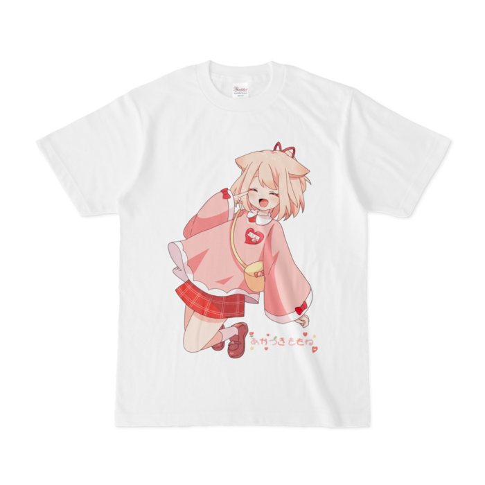 帽子なしにっこりTシャツ - S - 白