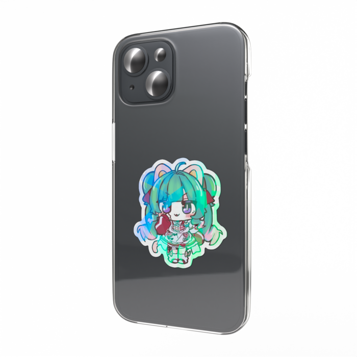 ホログラムスマホステッカー - 縦