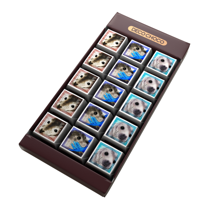 DECOチョコ - 列ごとにデザイン