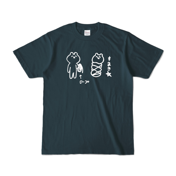 カラーTシャツ - S - デニム (濃色)