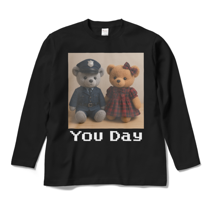 ロングスリーブTシャツ - M - ブラック