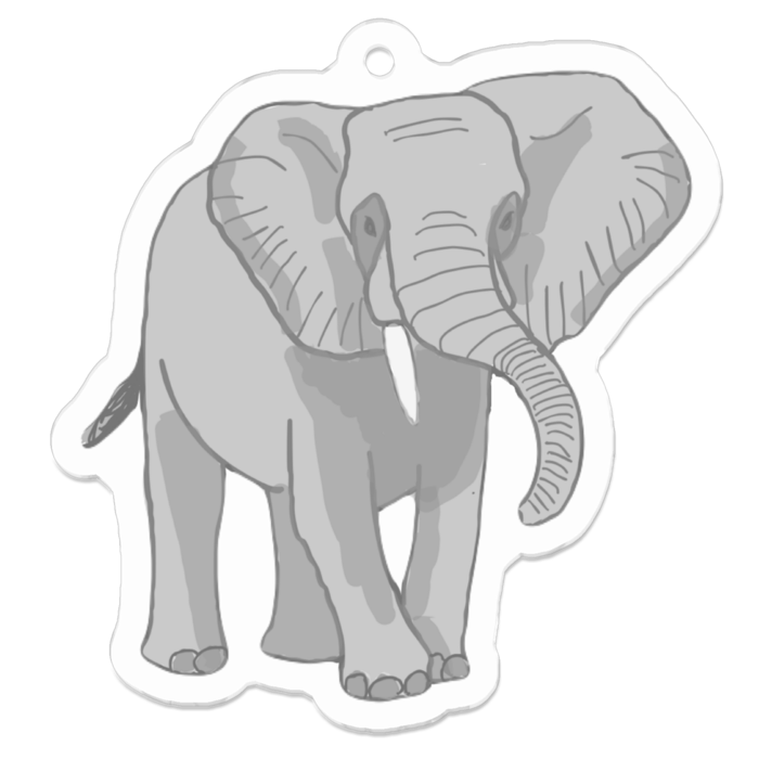 アクリルキーホルダー - 50 x 50 (mm)