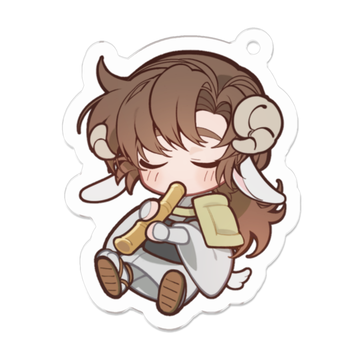 アクリルキーホルダー - 50 x 50 (mm)