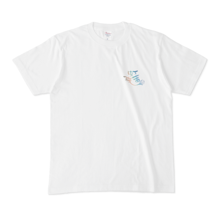 Tシャツ - M - 白〜丸四角縁〜