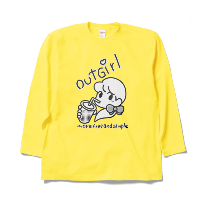 ロングスリーブTシャツ - XL - イエロー