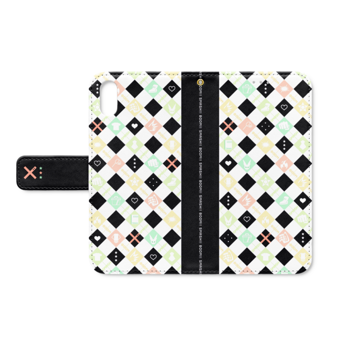 手帳型iPhoneケース - iPhone XS / X - ストラップ穴 あり