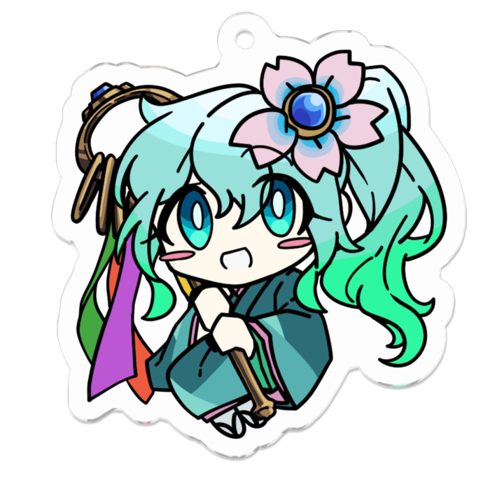 アクリルキーホルダー - 50 x 50 (mm)