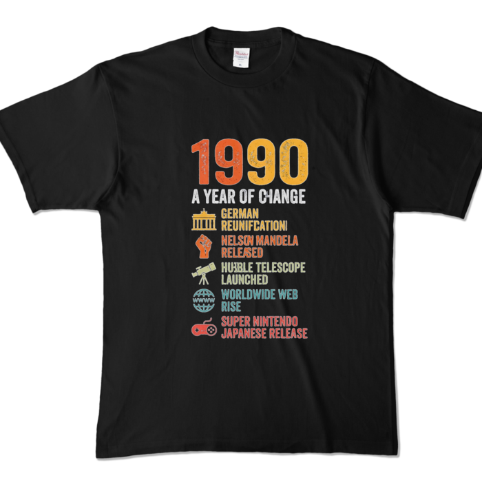 カラーTシャツ - XL - ブラック (濃色)