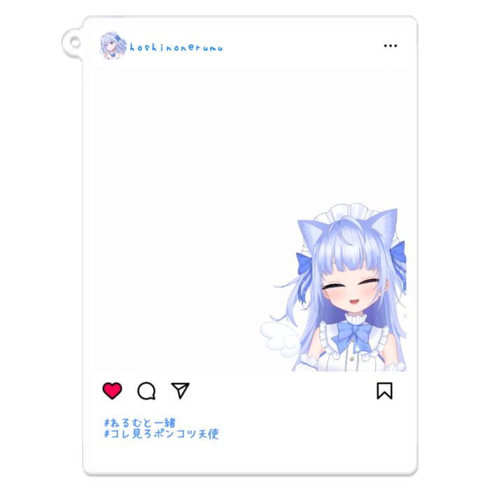 アクリルキーホルダー - 100 x 100 (mm)