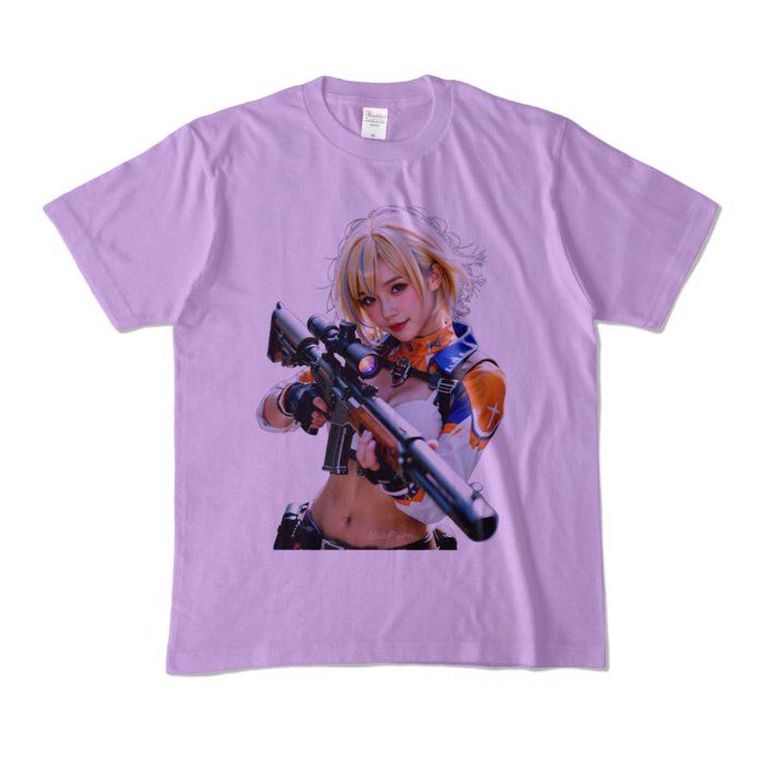 カラーTシャツ - M - ライトパープル （淡色）