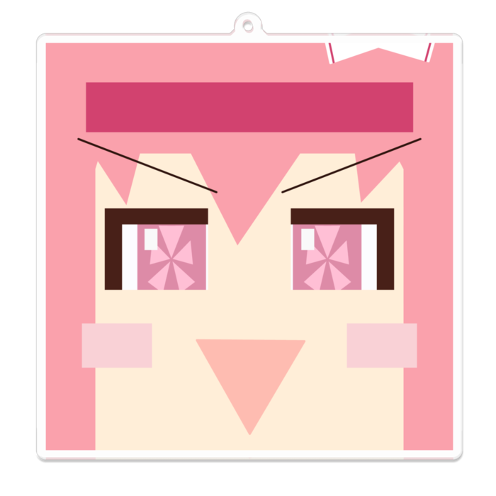 アクリルキーホルダー - 100 x 100 (mm)