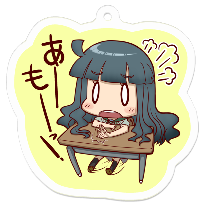 アクリルキーホルダー(コーティング) - 50 x 50 (mm)