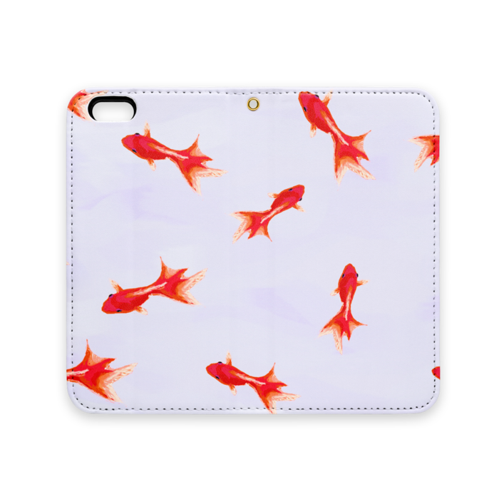 手帳型iPhoneケース（ベルトなし） - iPhone 6 / 6s - ストラップ穴 あり(1)