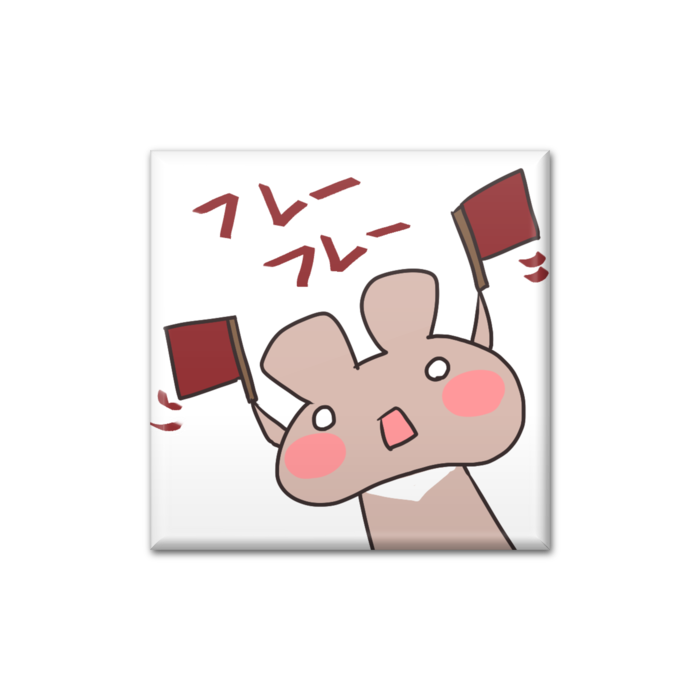 缶バッジ - 四角形40mm