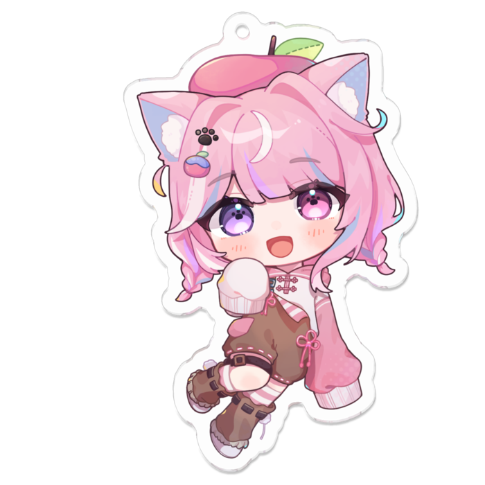 アクリルキーホルダー（コーティング） - 70 x 70 (mm)