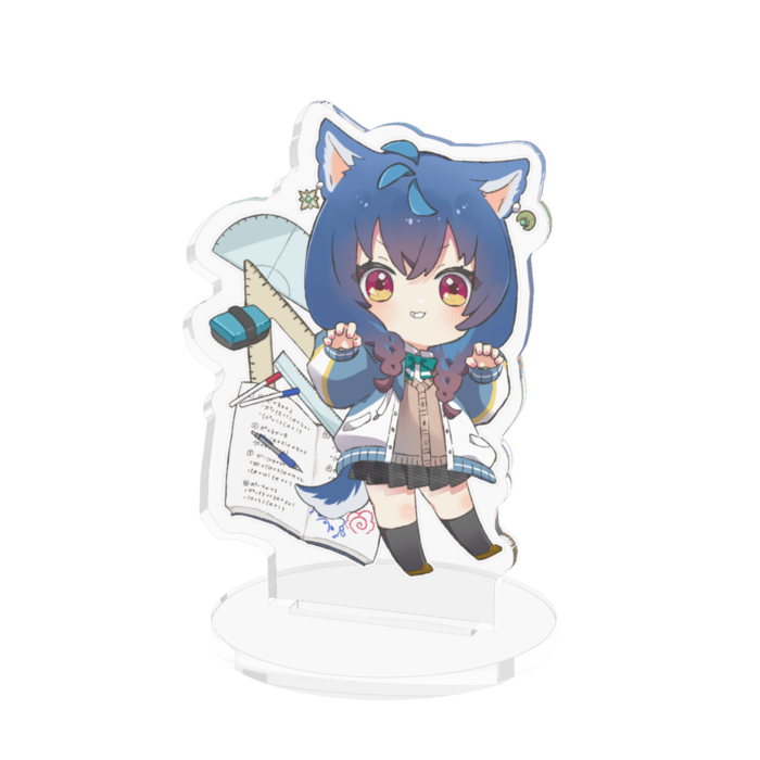 戌峯（犬耳あり） 70×70mm