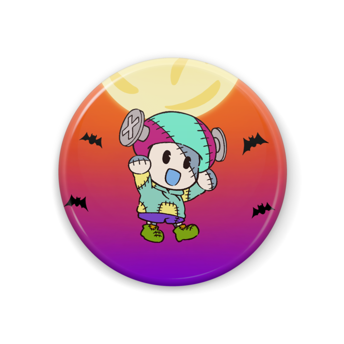 たちばな【ハロウィン】缶バッジ 44mm