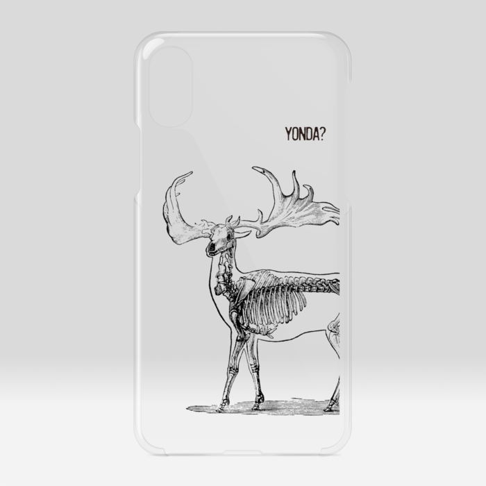 クリアiPhoneケース - iPhone X / XS 黒