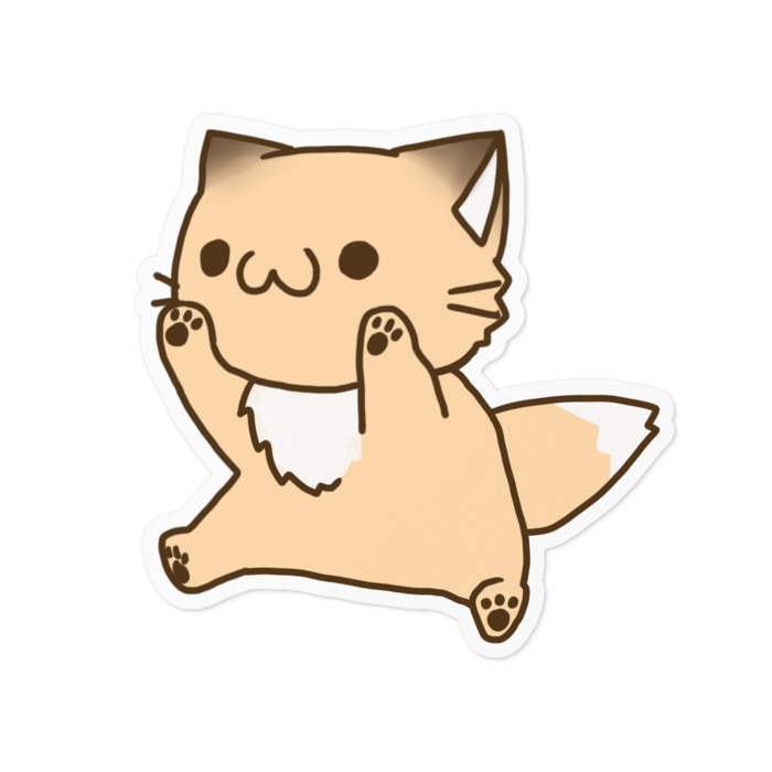 ステッカー - 100 x 100 (mm)