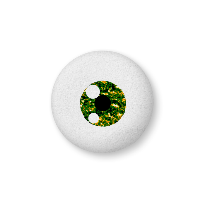 ほうせきめだまクッション(ペリドット) - 大（H61×W86cm） - 片面