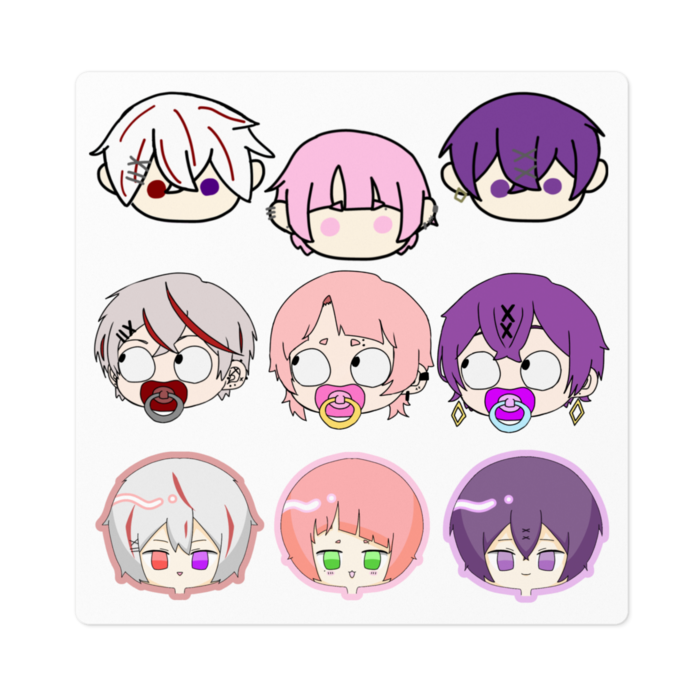 ステッカー - 100 x 100 (mm)