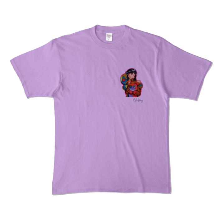 カラーTシャツ - XL - ライトパープル (淡色)