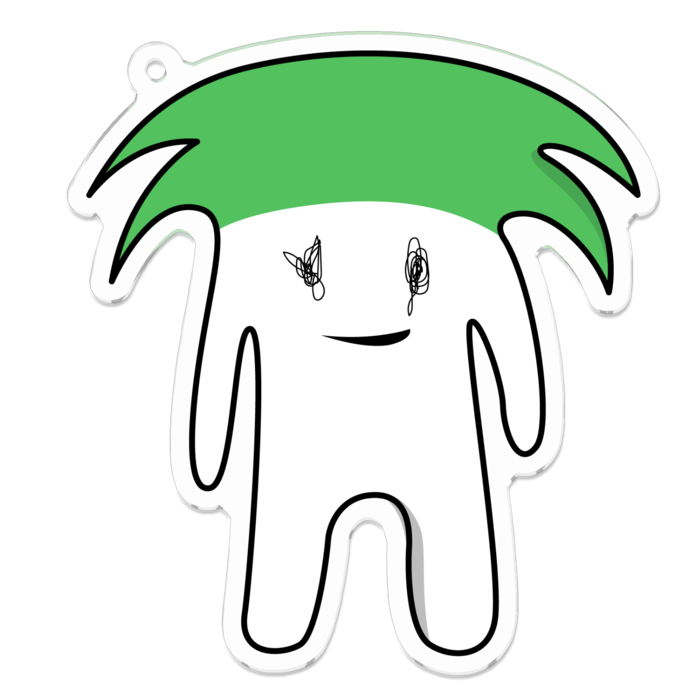 アクリルキーホルダー(コーティング) - 70 x 70 (mm)