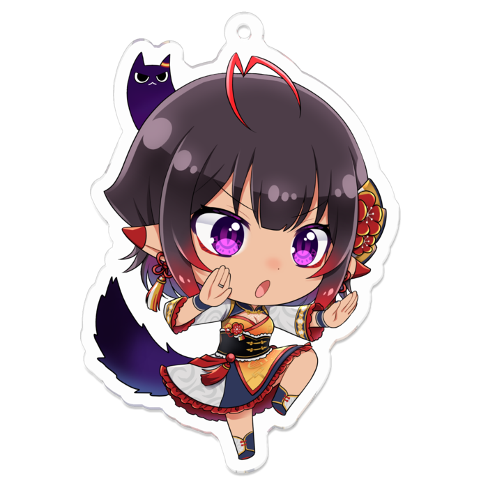 アクリルキーホルダー（コーティング） - 70 x 70 (mm)